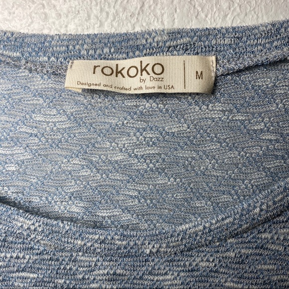 Nordstrom Rokoku by Dazz Long Split Side Top - Picture 2 of 4